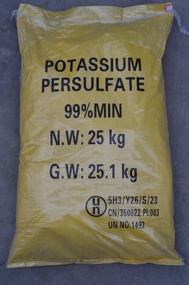 25kg/ túi Kalium Persulfate Solute hợp chất Bột trắng vô hình Không mùi